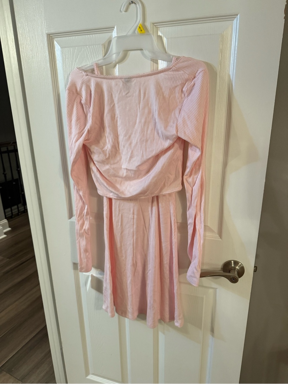 Wild Fable Pink Ribbed 2-Piece Dress & Shrug Set Size Small - Picture 2 of 5